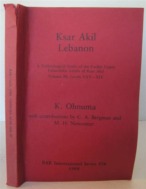 ksar akil lebanon levels xxv xiv pdf Reader