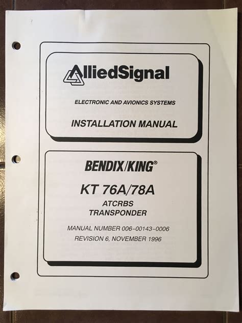 kt76a transponder installation manual Doc