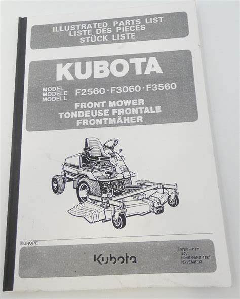 kubota f3060 parts diagram PDF