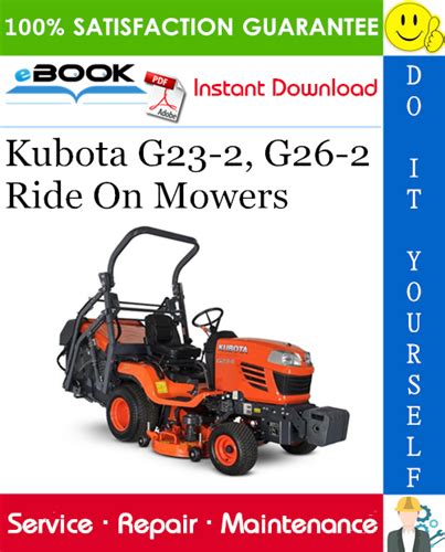 kubota g23 manual pdf Kindle Editon