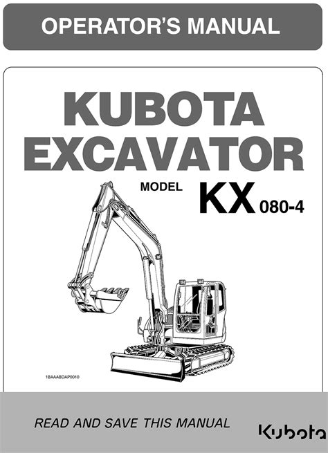 kubota kx operators manual Doc