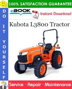 kubota l3800 service manual Kindle Editon