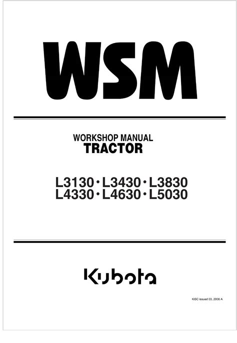 kubota l4630 service manual Ebook PDF