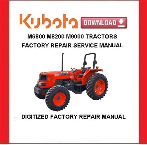 kubota m9000 tractor service manual Ebook Reader