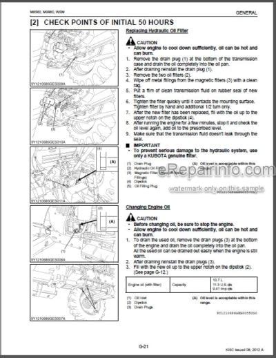 kubota m9960 owners manual Reader