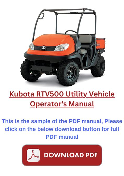 kubota-rtv-500-service-manual Ebook Ebook PDF