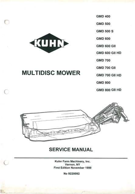 kuhn disc mower service manual pdf Reader