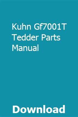 kuhn-gf7001t-tedder-parts-manual Ebook PDF