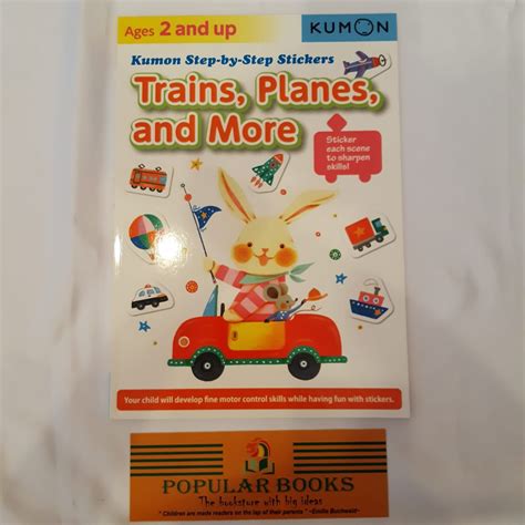 kumon step by step stickers trains planes and more Epub