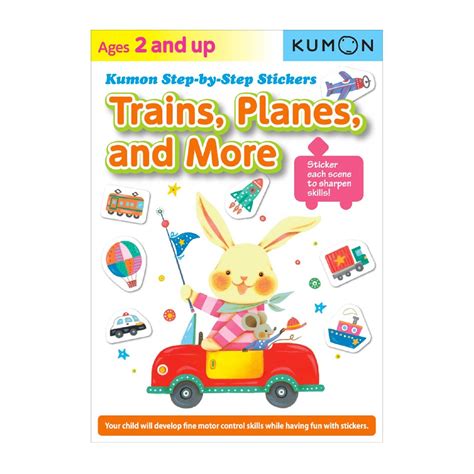 kumon step by step stickers trains planes and more Epub