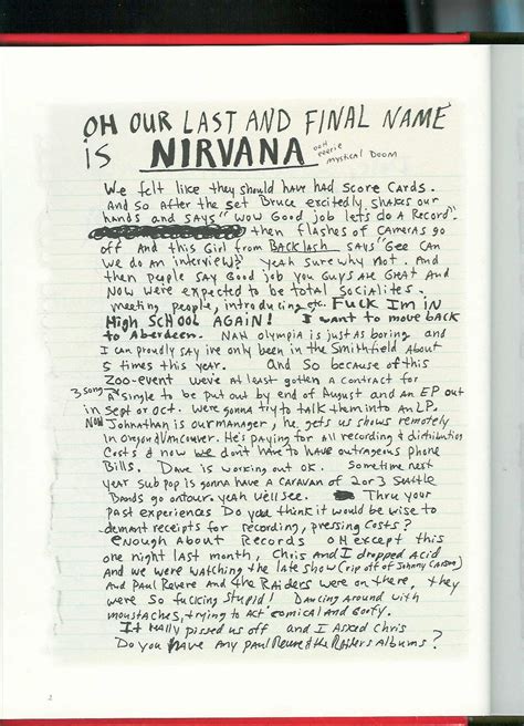 kurt cobain journals Epub