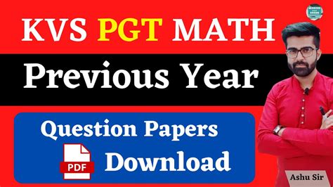 kvs previous year question paper Reader