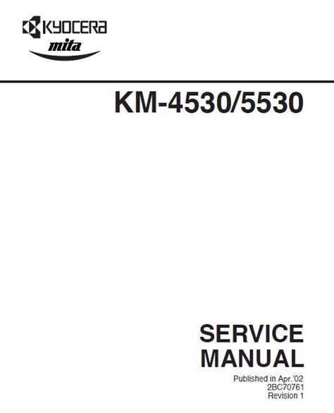 kyocera mita km 4530 5530 parts manual user guide Epub