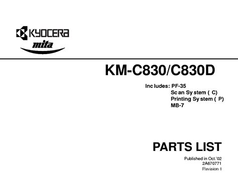 kyocera mita kmc830 service manual Ebook Reader