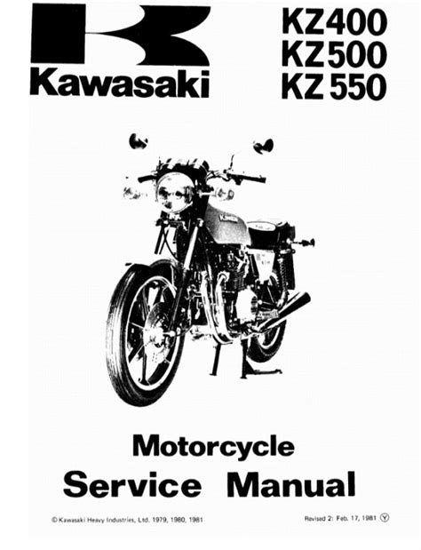 kz550 service manual Doc