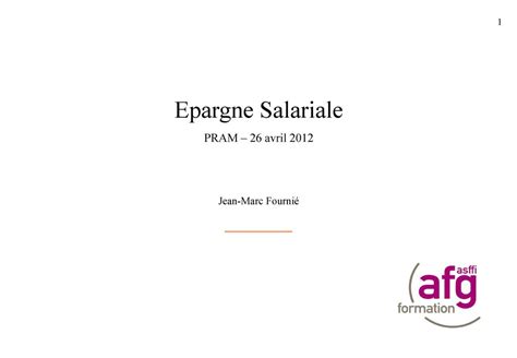 l pargne salariale dispositifs jean marc fourni PDF