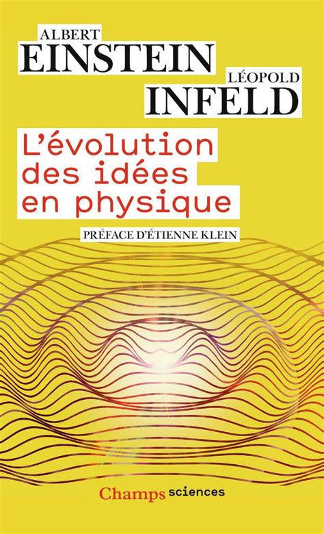 l volution id es physique premiers relativit Epub