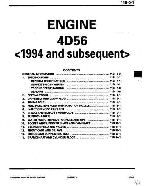 l200 4d56 engine manual pdf Kindle Editon