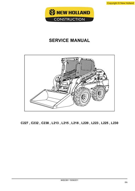 l218 new holland maintenance manual PDF