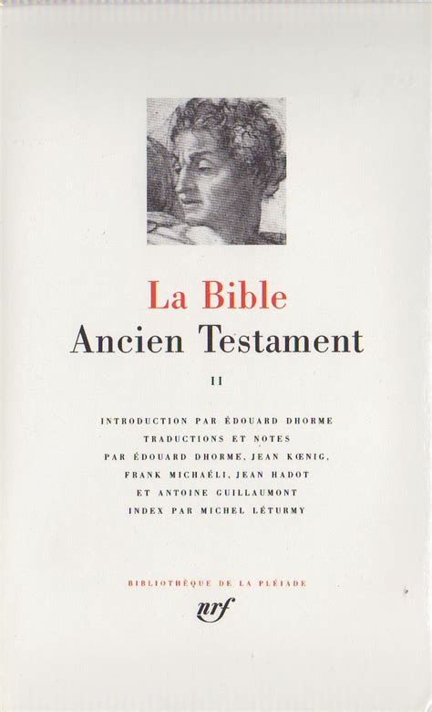 la bible bibliotheque de la pleiade french edition Kindle Editon