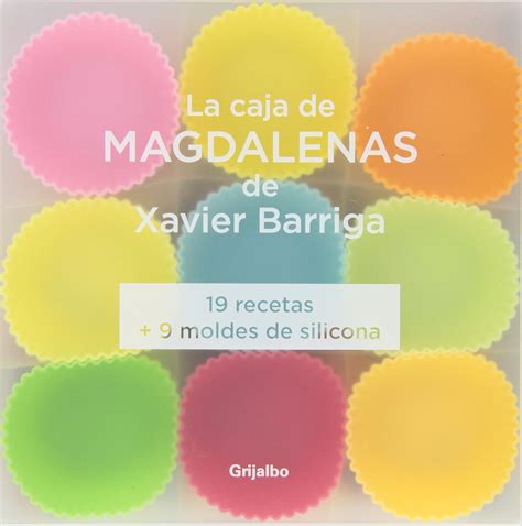 la caja de magdalenas de xavier barriga incluye nueve moldes de silicona sabores Doc