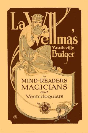 la vellmas vaudeville budget for magicians mind readers and ventriloquists PDF