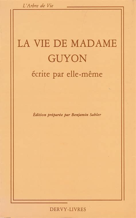 la vie de madame guyon book depository Reader