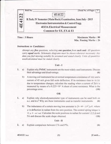 lab manual electrical measurement 4th sem rtu Kindle Editon