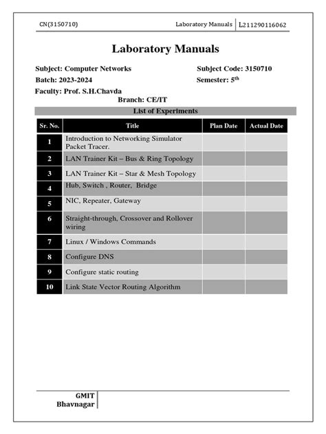 lab manual for it guru pdf Doc