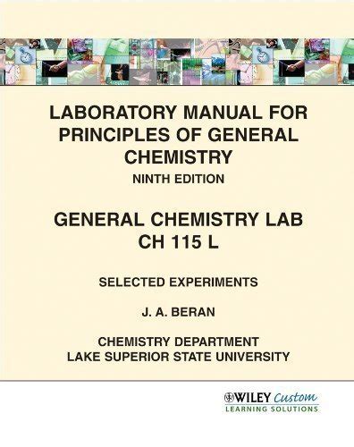 lab manual for principles of general chemistry 9th edition Kindle Editon