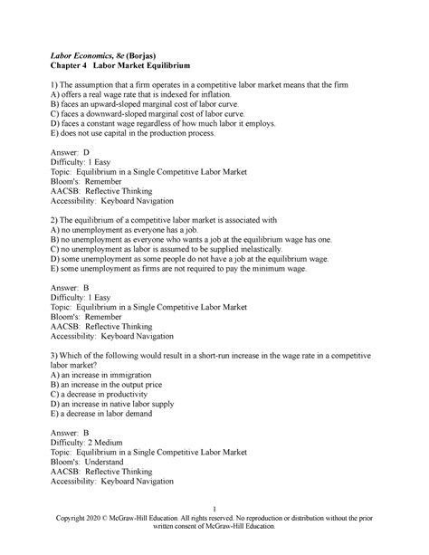 labor economics borjas answer key Epub