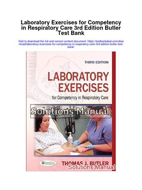 laboratory exercises for competency in respiratory care Epub