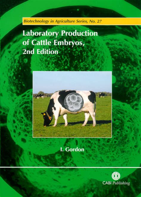laboratory production of cattle embryos PDF