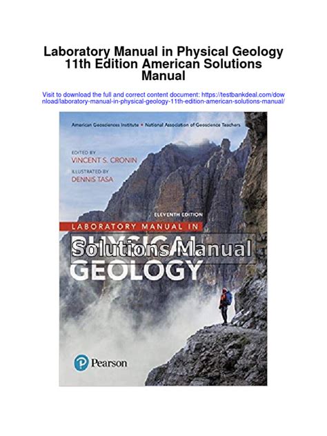 laboratory-manual-in-physical-geology-answers Ebook Kindle Editon