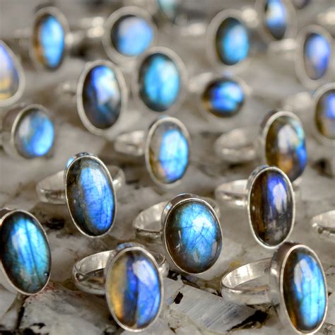 labradorite rings