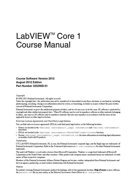 labview core 1 manual pdf Epub