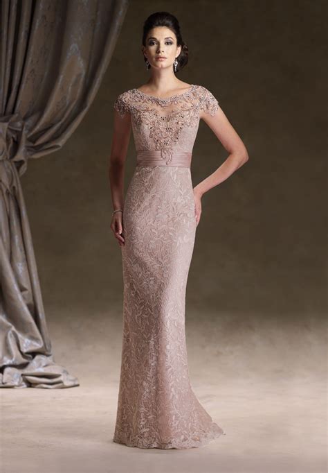 lace mother of the bride dress