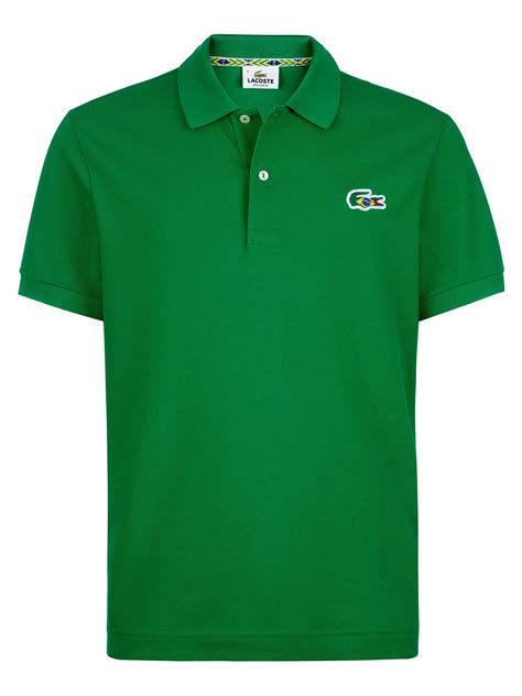 lacoste green polo shirt