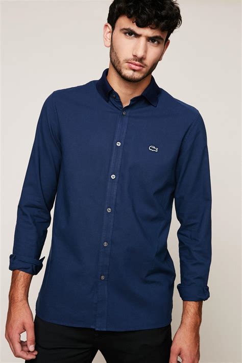 lacoste long sleeve shirt