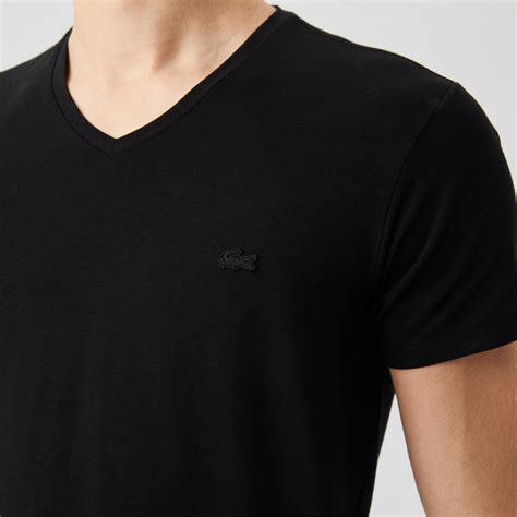 lacoste v neck t shirt