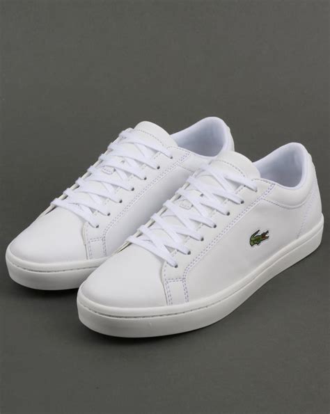 lacoste white shoes