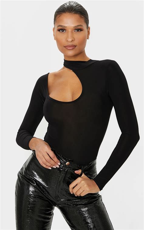 ladies black bodysuit