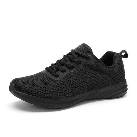 ladies black tennis shoes