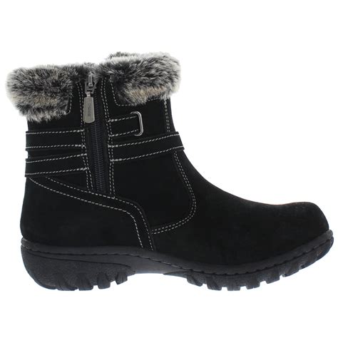 ladies black winter boots