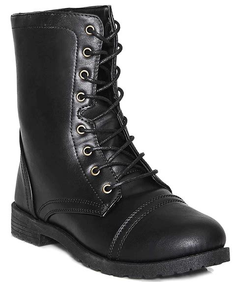 ladies combat boots