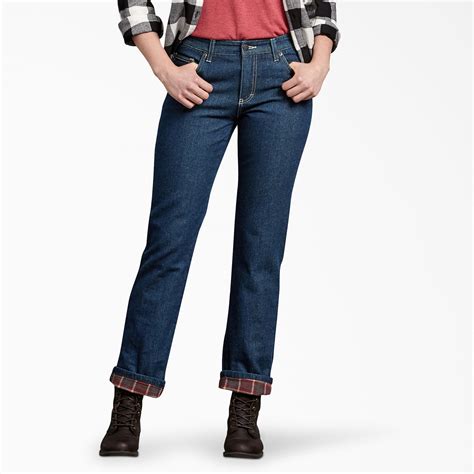 ladies lined jeans