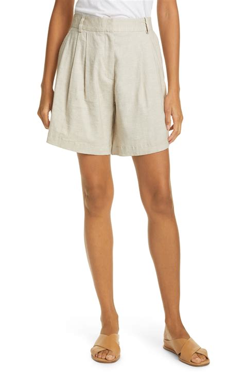 ladies linen shorts