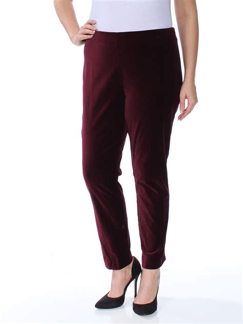 ladies velvet slacks