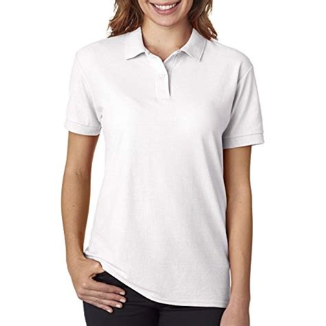 ladies white polo t shirts