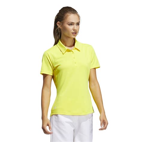 ladies yellow polo shirt